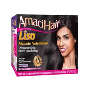 Creme Alisante Amaci Hair Kit Liso Embelleze