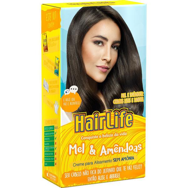 Creme Alisante HairLife Mel & Amêndoas - Embeleze