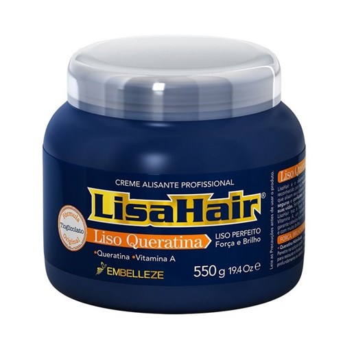 Creme Alisante Lisa Hair Profissional 550G
