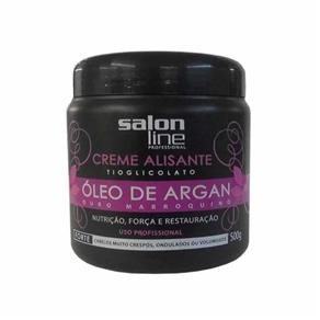 Creme Alisante Salon Line Argan Oil Forte