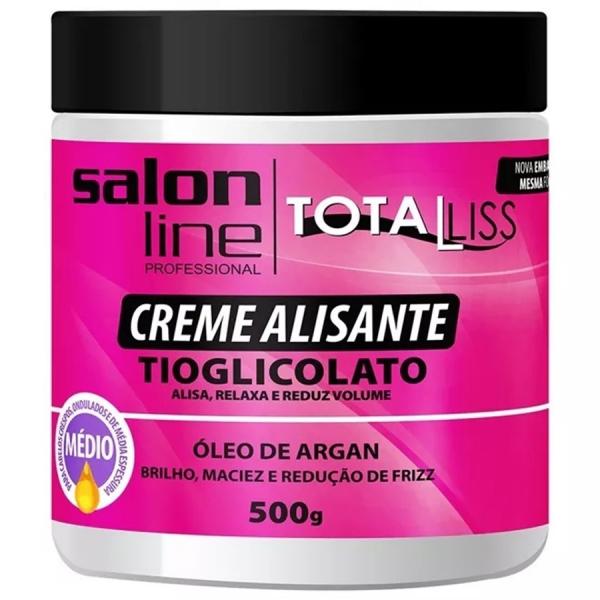 Creme Alisante Salon Line - Argan Oil Médio - 500g