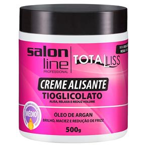Creme Alisante Salon Line - Argan Oil Médio - 500g
