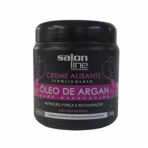 Creme Alisante Salon Line Argan Oil Médio