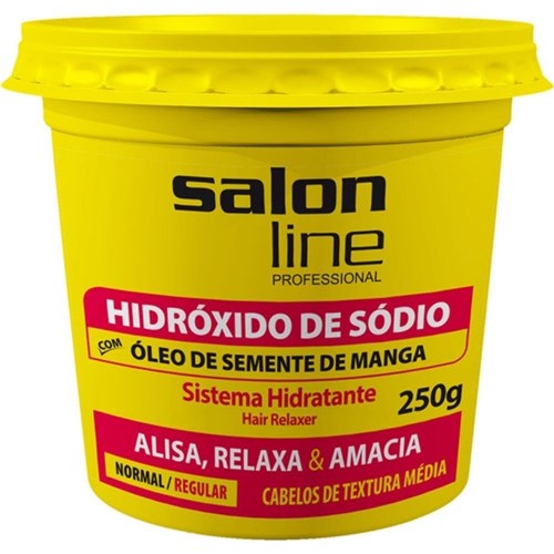Creme Alisante Salon Line Hidróxido de Sódio Manga Regular - 250G