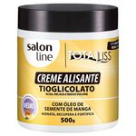 Creme Alisante Salon Line Tiaglicolato Manga Médio 500g
