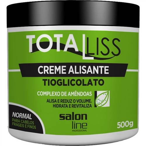 Creme Alisante Total Liss Normal Pote 500g