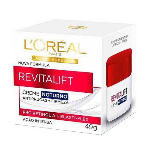 Creme Anti-Idade Facial L'Oréal Paris Revitalift - Creme Noturno - 49g
