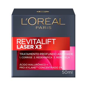 Creme Anti Idade Facial L'Oréal Paris Revitalift Laser X3 50ml