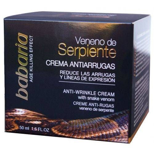 Creme Anti - Rugas Babaria 50ml Creme Multi-efeito Veneno de Serpente