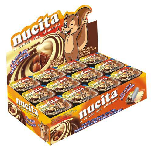 Creme Avelã Chocolate 15g C/36 - Nucita