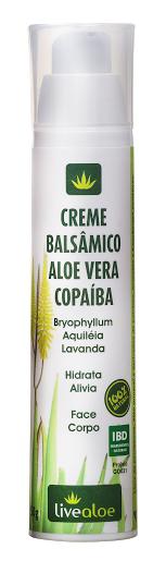 Creme Balsâmico Aloe Vera Copaíba 50g Live Aloe
