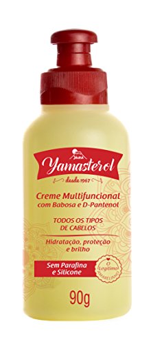 Creme Capilar Multifuncional Yamasterol Con Babosa e D.Pantenol, Yama, Amarelo