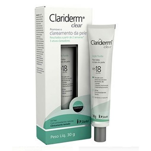 Creme Clariderm Clear Fps 18 30g