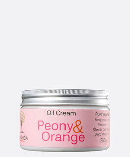 Creme Corporal Peony & Orange Oil Cream Orgânica 250gr