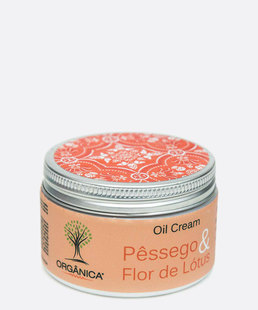 Creme Corporal Pessego & Flor de Lotus Oil Cream Orgânica 250gr
