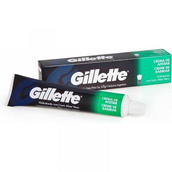 Creme de Barbear Gillette Hidratante com Aloe Vera 65g