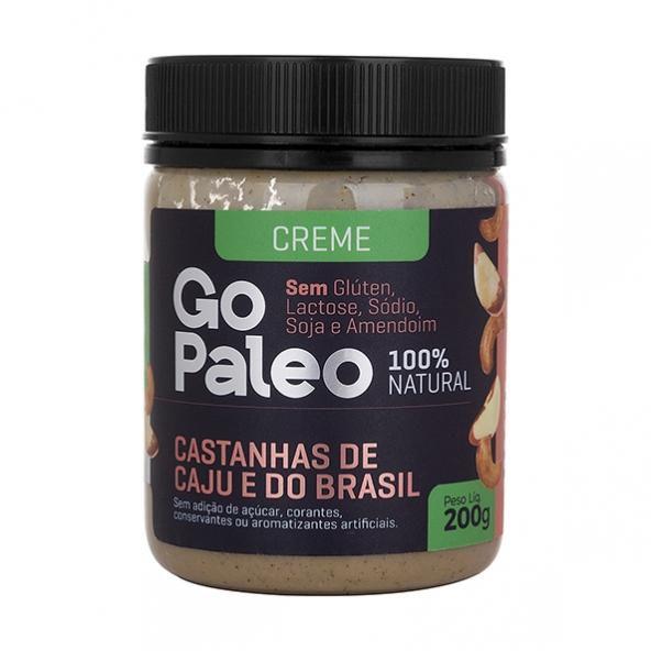 Creme de Castanha de Caju e Castanha do Brasil Go Paleo 200g - Super Saúde
