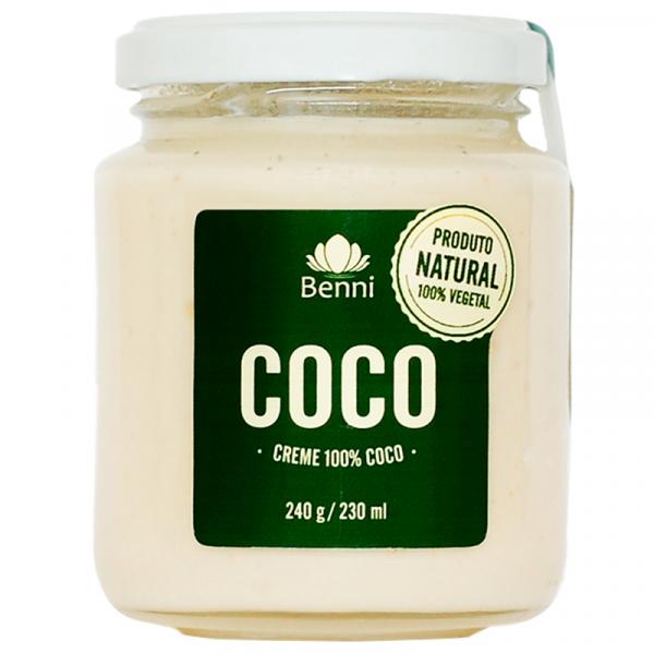 Creme de Coco 240g Benni Alimentos