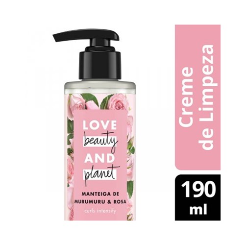 Creme de Limpeza Curls Intensify Manteiga de Murumuru & Rosa Love Beauty And Planet 190ml
