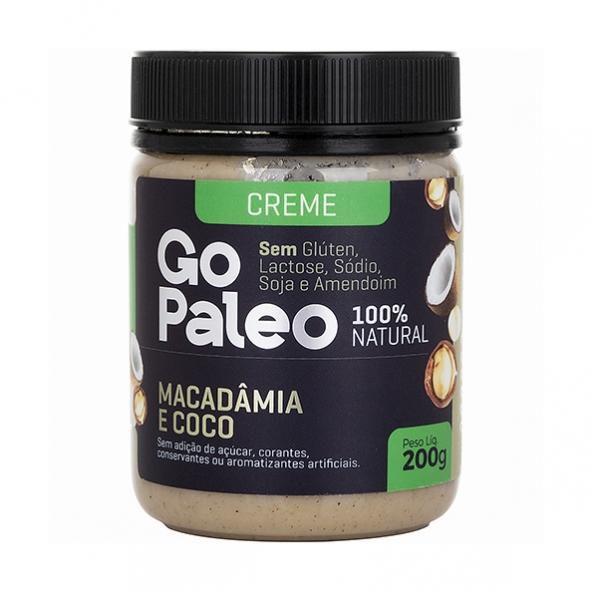 Creme de Macadamia e Coco Go Paleo 200g - Super Saúde