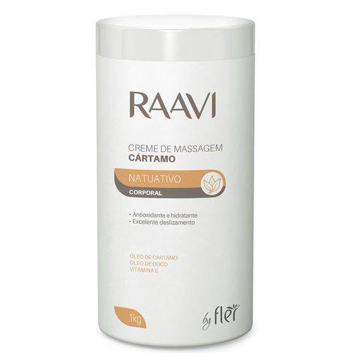 Creme de Massagem Raavi Cártamo Natuativo By Flér 1kg