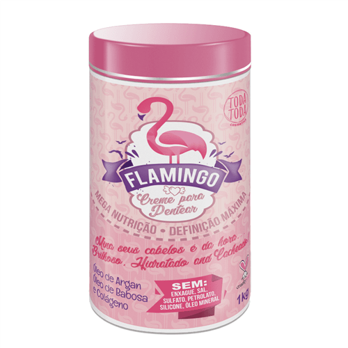 Creme de Pentear Flamingo Toda Toda 1Kg