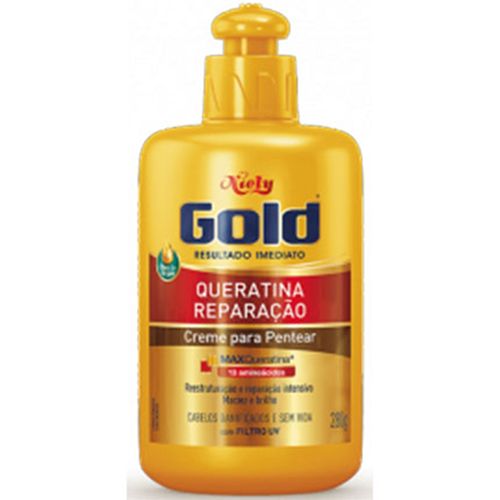 Creme de Pentear Niely Gold Max-queratina 280 G Creme para Pentear Niely Gold Max-Queratina 280 G