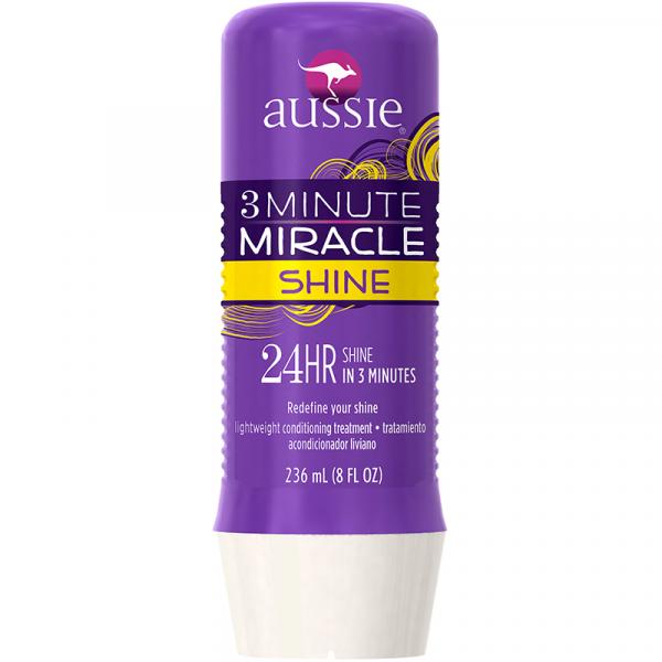 Creme de Tratamento Aussie 3 Minutos Milagrosos Shine 236 Ml