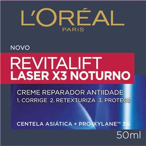 Creme de Tratamento L’Oréal Paris Revitalift Laser X3 Noturno Dermo Expertise - 50ml