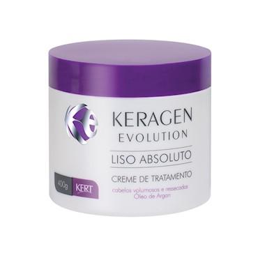Creme de Tratamento Liso Absoluto Keragen Evolution - 400g - Kert Cosméticos