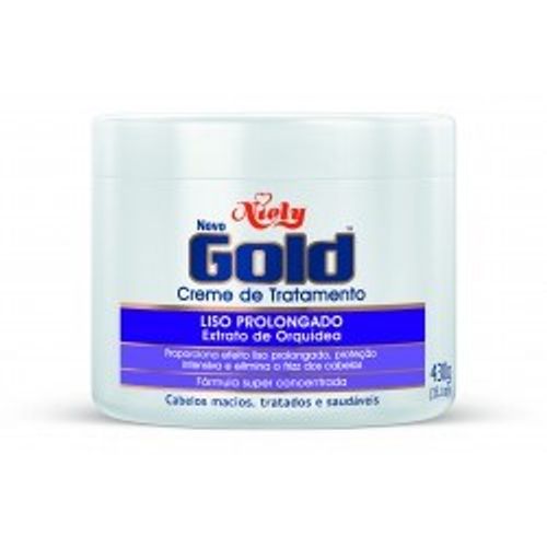 Creme de Tratamento Niely Gold Liso Prolongado 430g