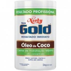 Creme de Tratamento Niely Gold Óleo de Coco 1Kg