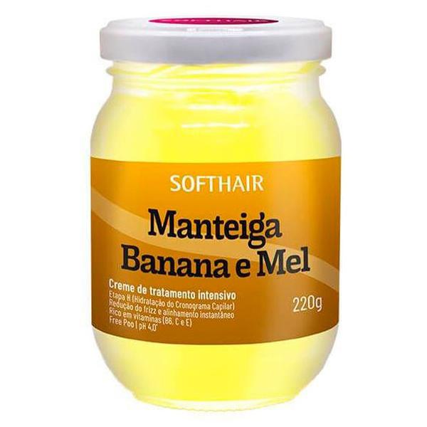 Creme de Tratamento Soft Hair Manteiga Banana e Mel 220g