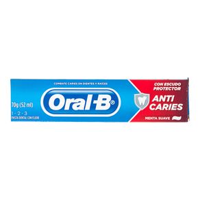 Creme Dental Anticáries 123 Oral B 70g