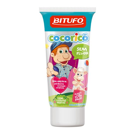 Creme Dental Bitufo Tutti Frutti Infantil Gel 100g