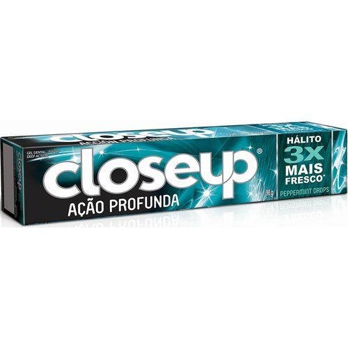 Creme Dental Close Up Ação Profunda Peppermint Drops 90g