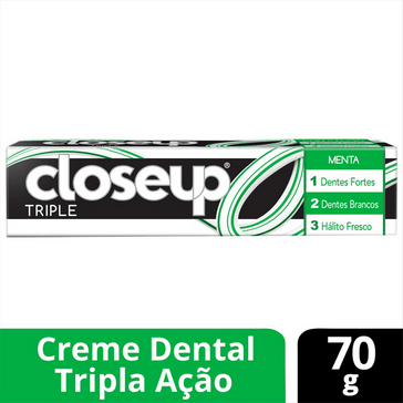 Creme Dental Close Up Triple Menta 70 GR