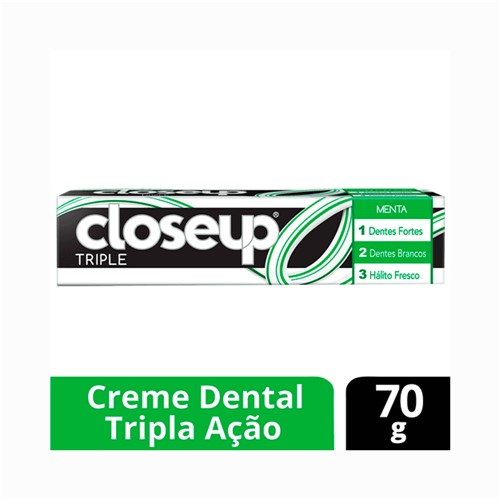 Creme Dental Close Up Triple Menta - 70g