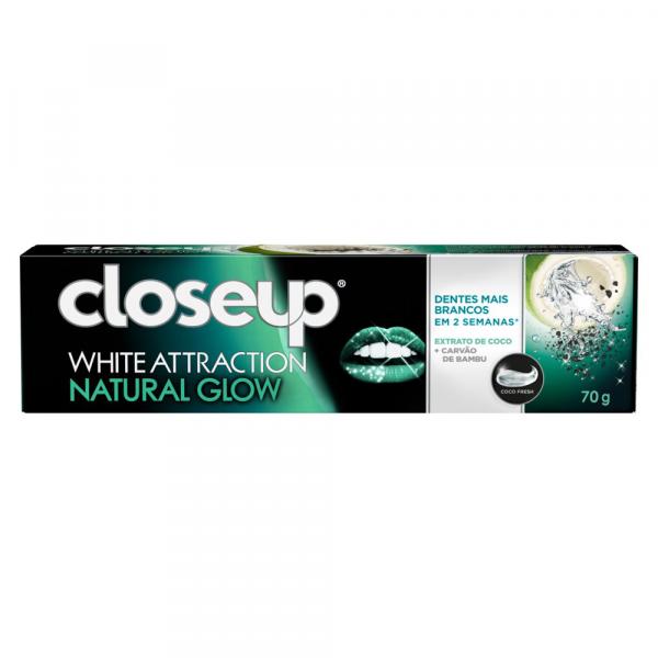 Creme Dental Close Up Whitte Attract Natural Glow 70g - Close-up