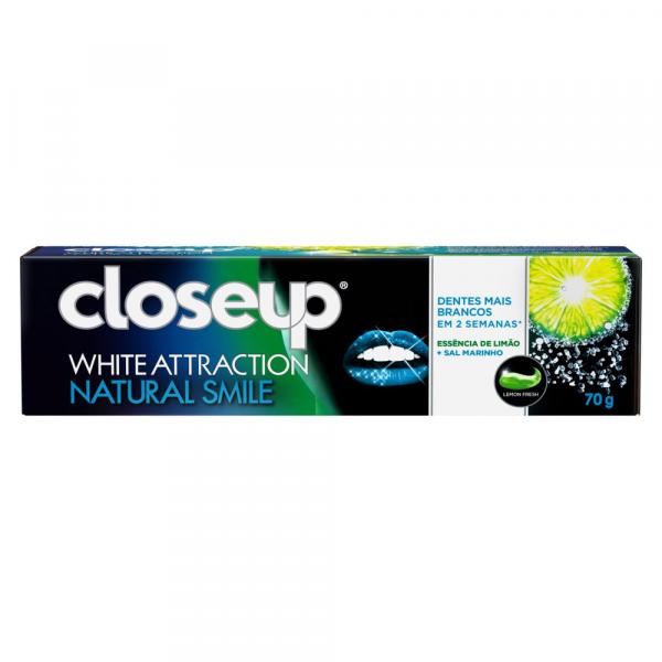 Creme Dental Close Up Whitte Attract Natural Smile 70g - Close-up
