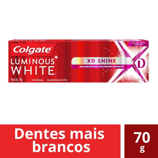 Creme Dental Colgate Luminous White Xd Shine 70g