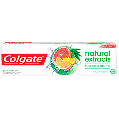 Creme Dental Colgate Natural Extracts 90g Defesa Reforcd