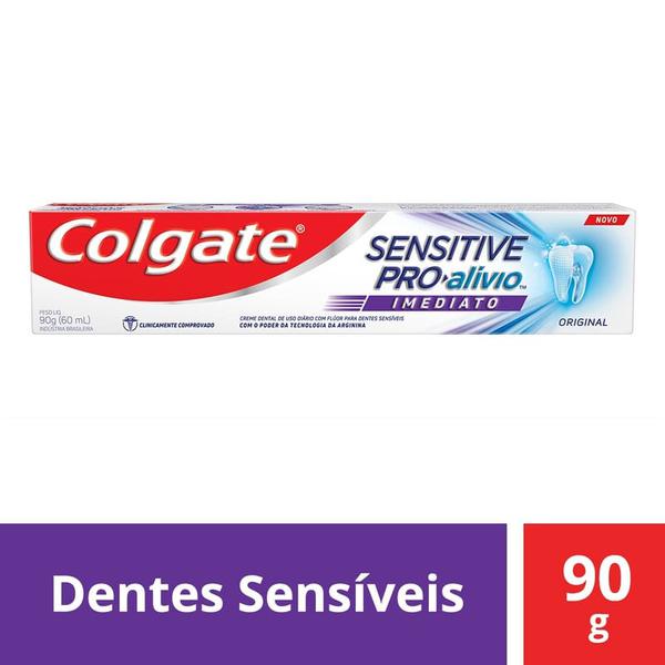 Creme Dental Colgate Sensitive Alívio Imediato Original 90g - Colgate Sensitive Pro Alivio