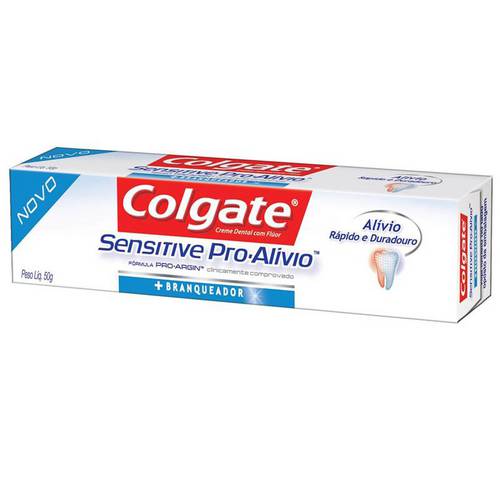 Creme Dental Colgate Sensitive Pro-alívio Branqueador 50g