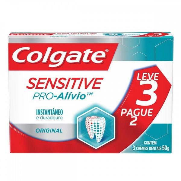 Creme Dental Colgate Sensitive Pro-Alívio Original 50g (Promo Leve 3 Pague 2)