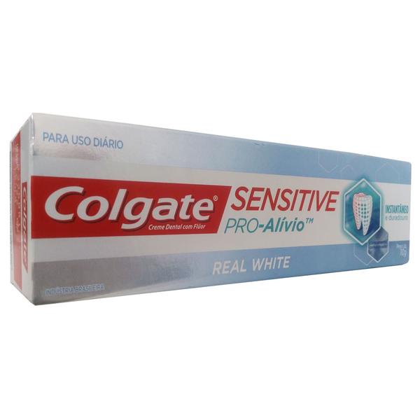 Creme Dental Colgate Sensitive Pró-Alívio Real White 110g - Colgate Sensitive Pro Alivio
