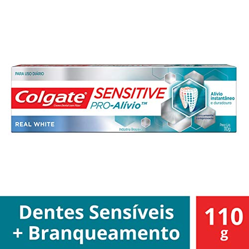 Creme Dental Colgate Sensitive Pro-Alívio Real White 110g
