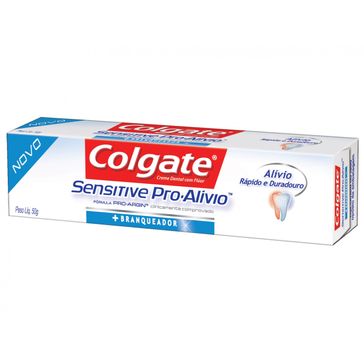Creme Dental Colgate Sensitive Pro-Alívio Real White 50g