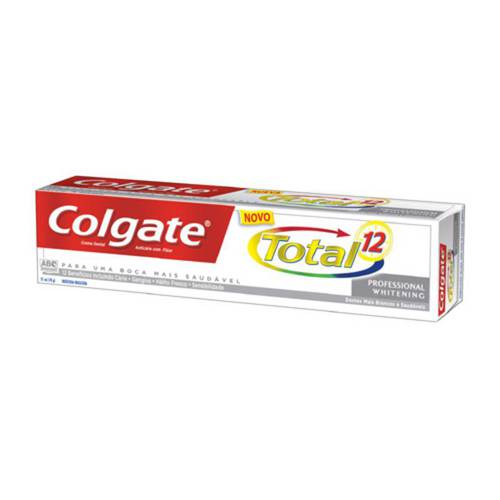 Creme Dental Colgate Total 12 Professional Whitening com 70 Gramas