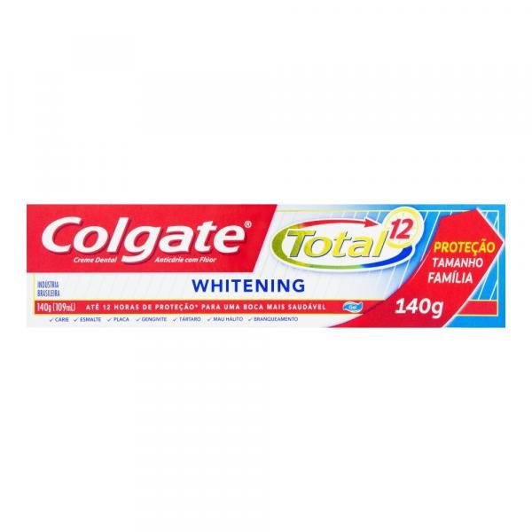 Creme Dental Colgate Total-12 Whitening 140 G